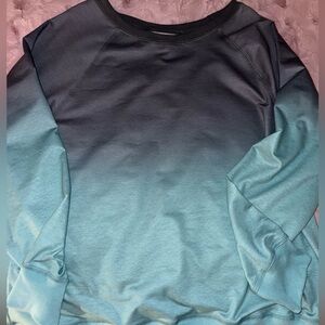 Sweatshirt teal and grey XL